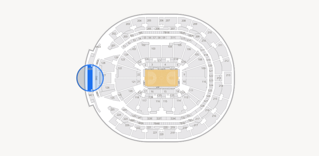 Chase Center Seating Chart