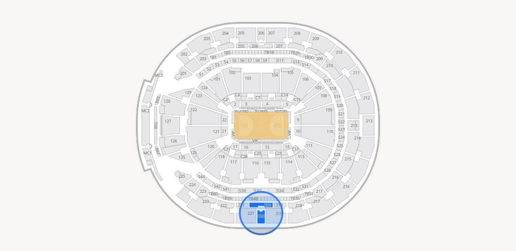 Chase Center Seating Chart