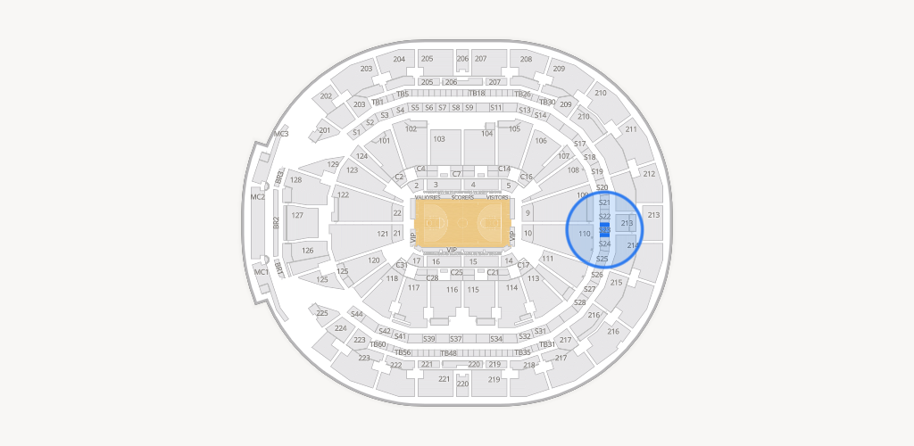 Chase Center Seating Chart