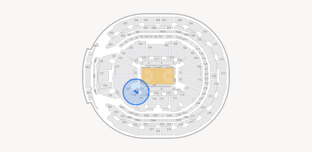Chase Center Seating Chart
