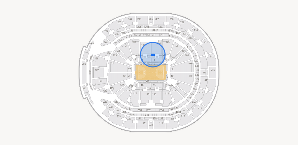 Chase Center Seating Chart