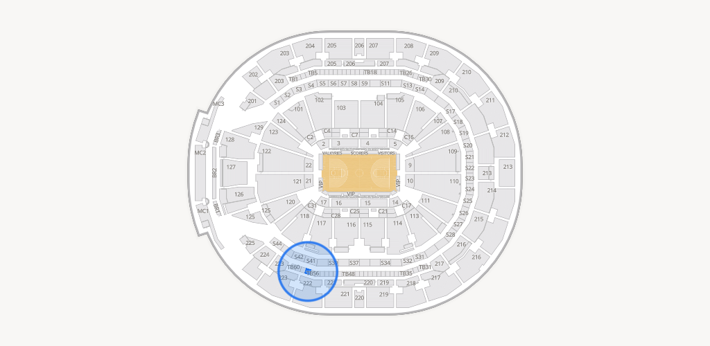 Chase Center Seating Chart