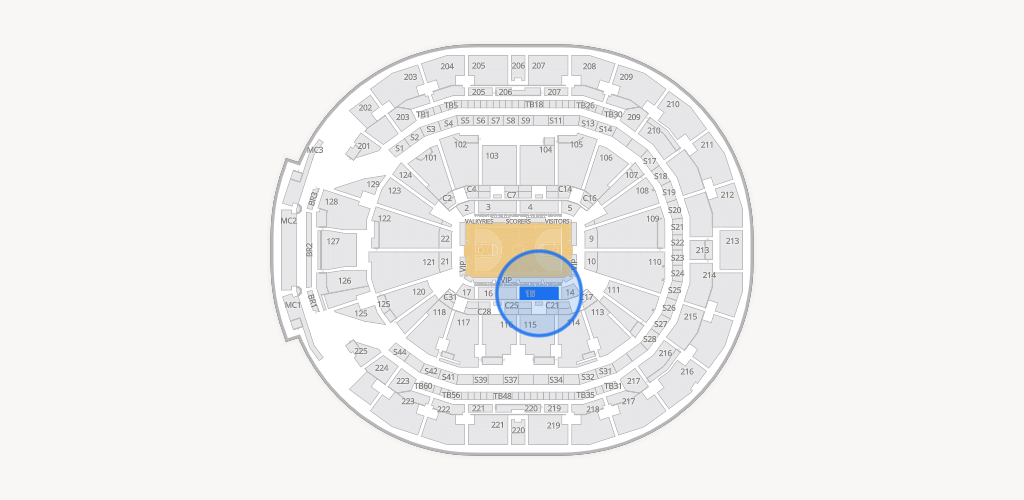Chase Center Seating Chart