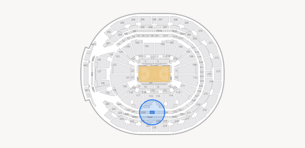 Chase Center Seating Chart