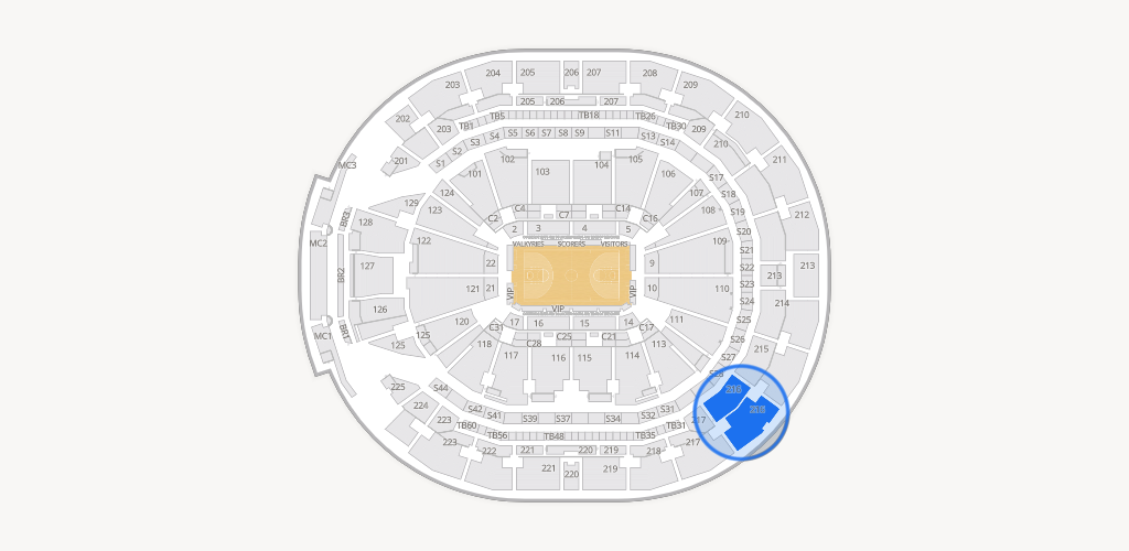 Chase Center Seating Chart
