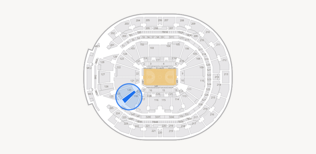 Chase Center Seating Chart
