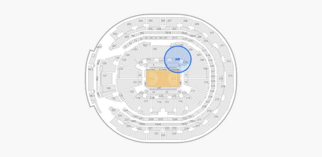 Chase Center Seating Chart