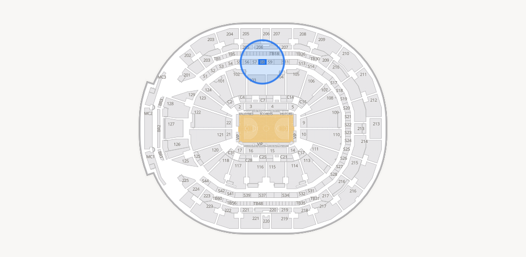Chase Center Seating Chart