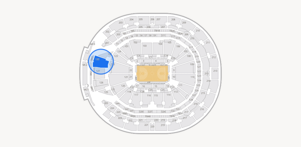 Chase Center Seating Chart