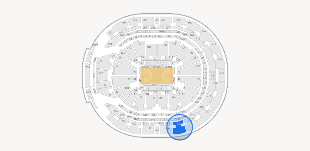 Chase Center Seating Chart