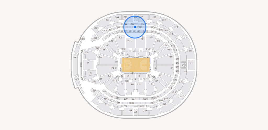 Chase Center Seating Chart