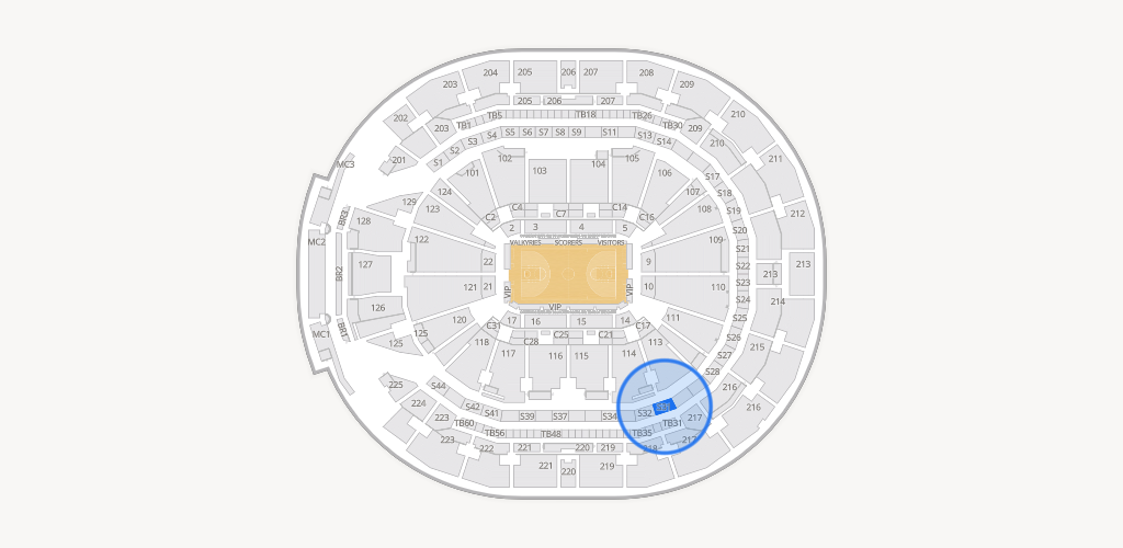Chase Center Seating Chart