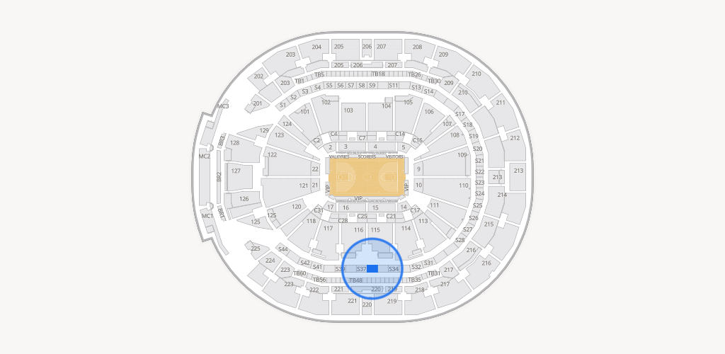 Chase Center Seating Chart