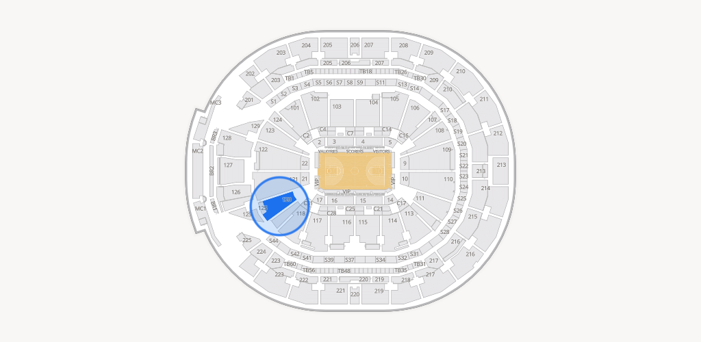 Chase Center Seating Chart