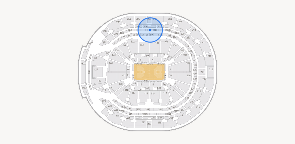 Chase Center Seating Chart