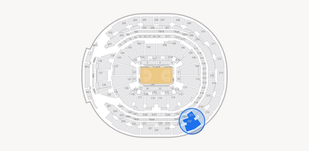 Chase Center Seating Chart
