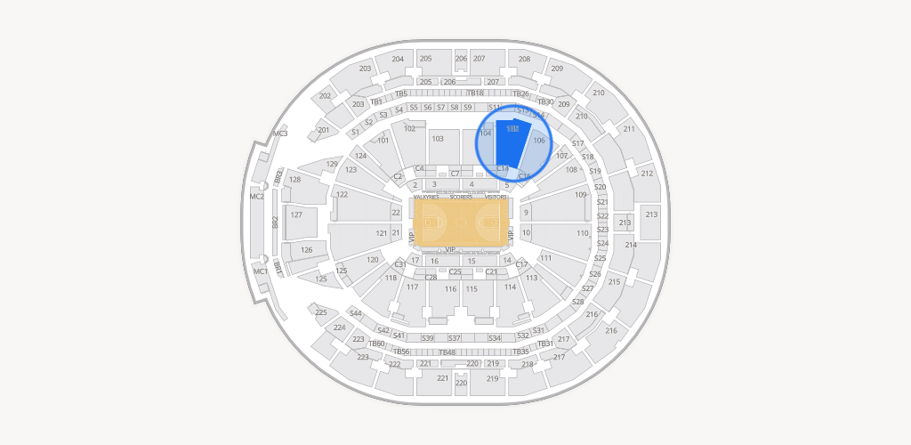 Chase Center Seating Chart