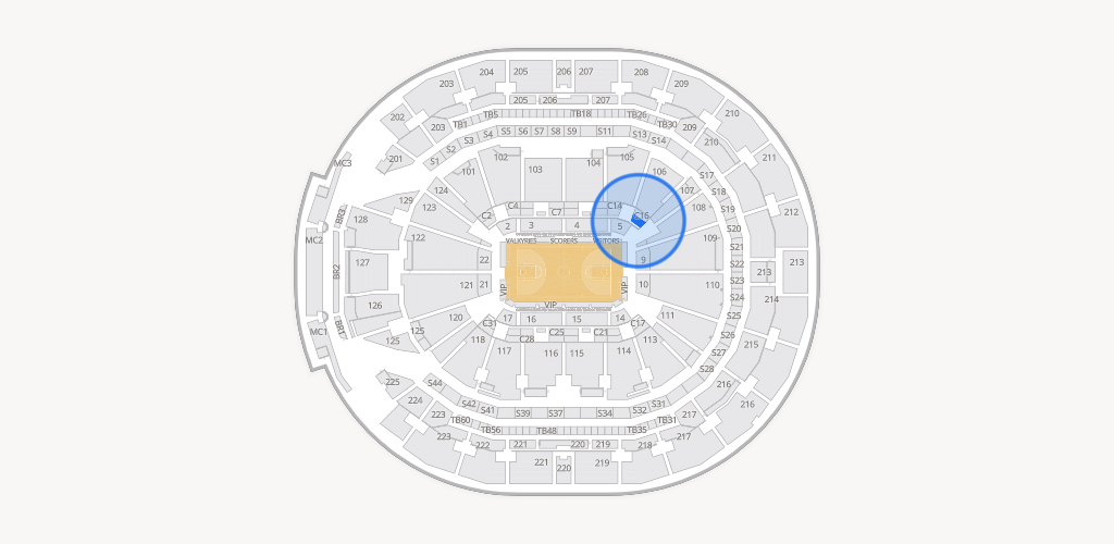 Chase Center Seating Chart