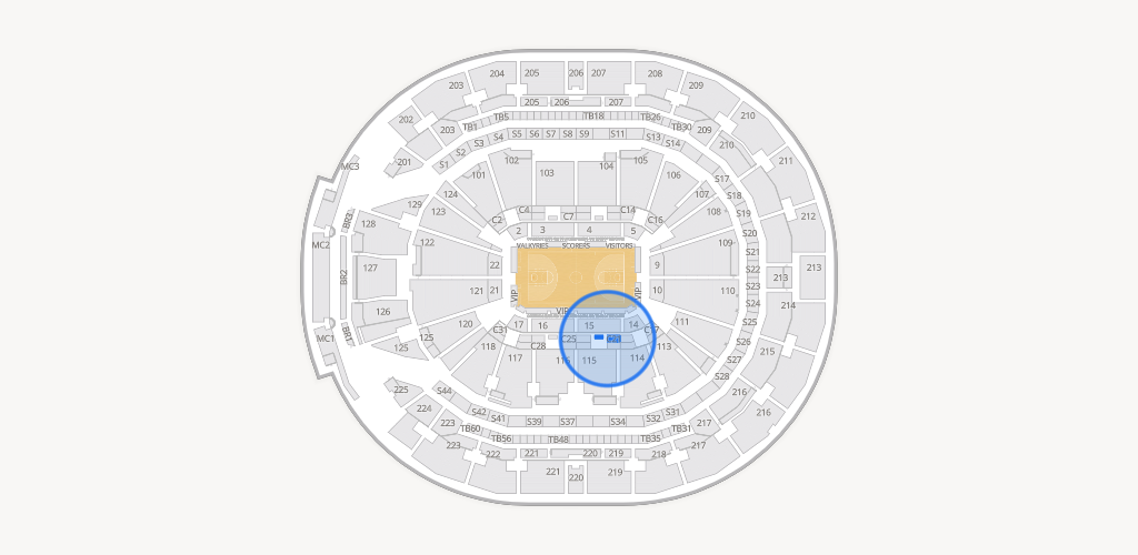 Chase Center Seating Chart