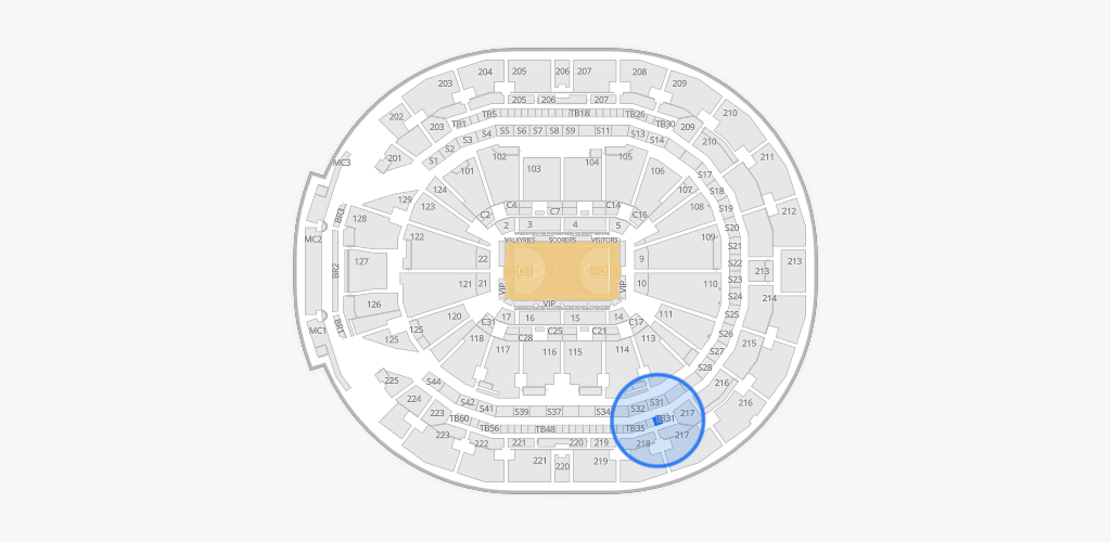 Chase Center Seating Chart