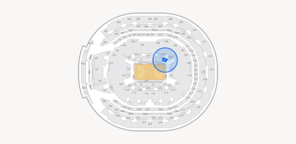 Chase Center Seating Chart