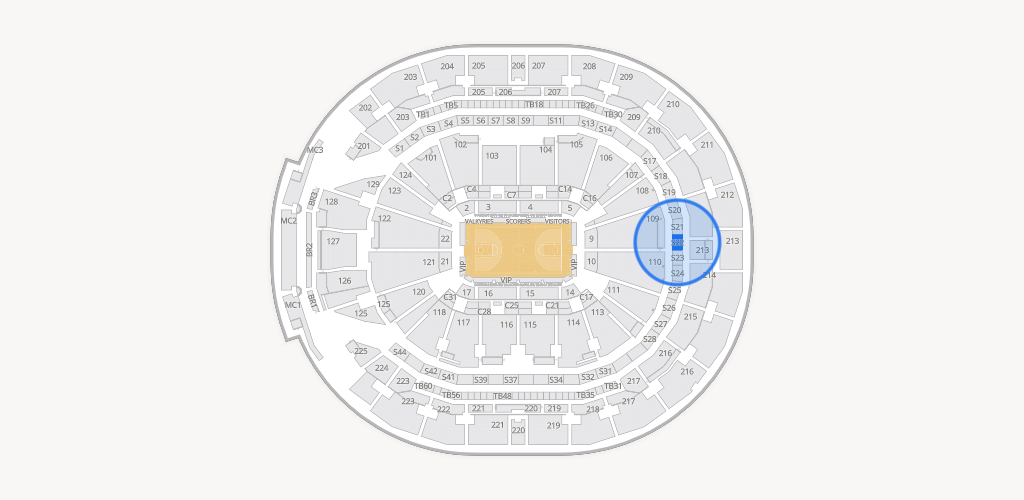Chase Center Seating Chart