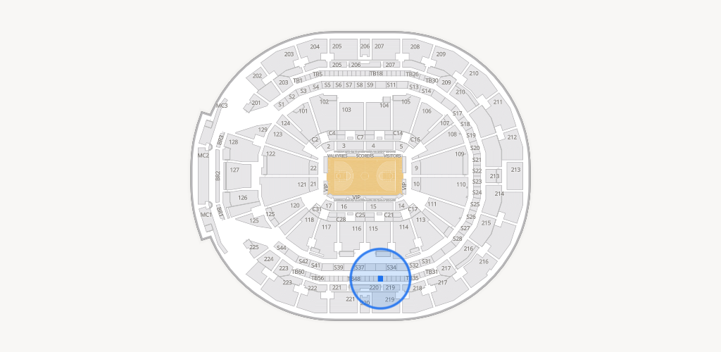 Chase Center Seating Chart