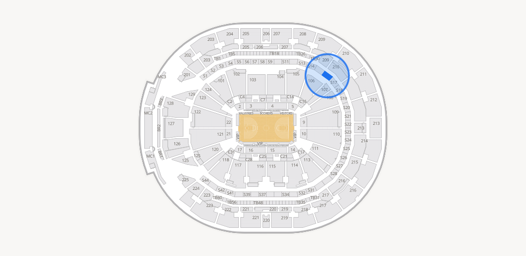 Chase Center Seating Chart
