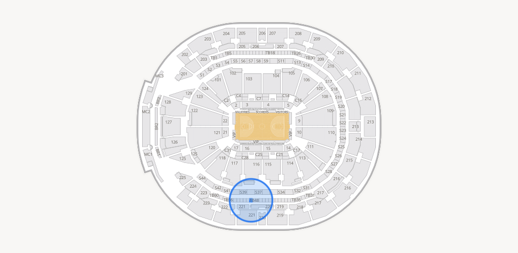 Chase Center Seating Chart