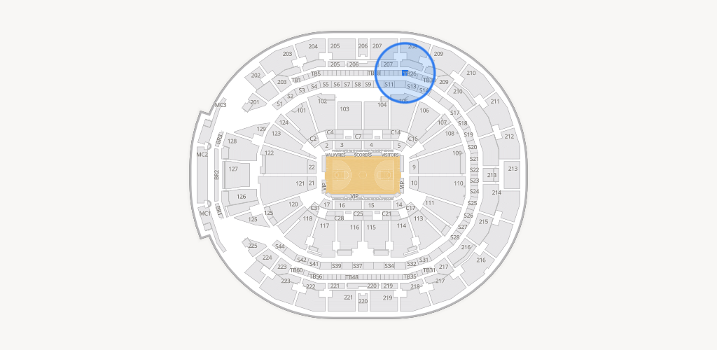 Chase Center Seating Chart