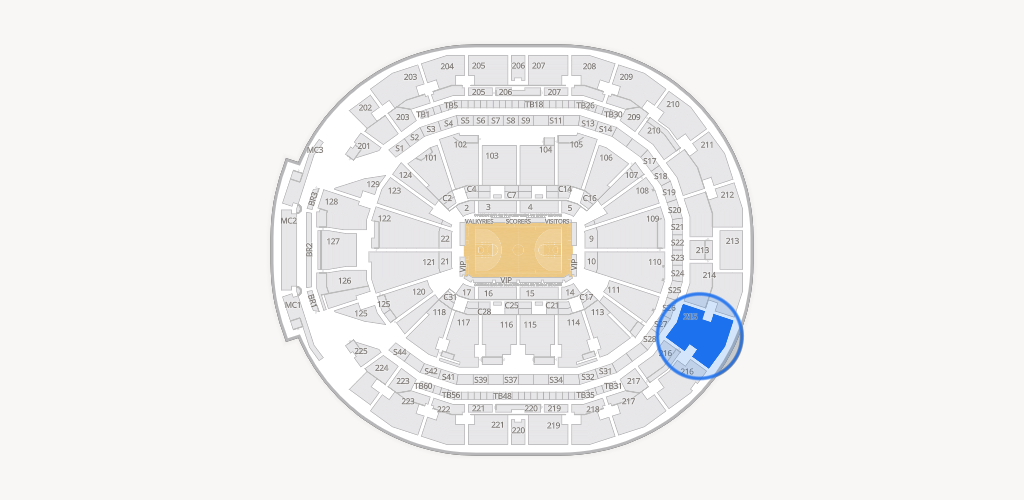 Chase Center Seating Chart
