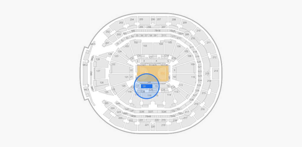 Chase Center Seating Chart