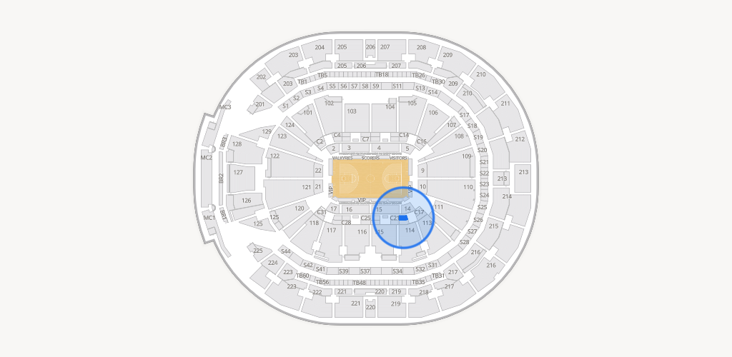 Chase Center Seating Chart