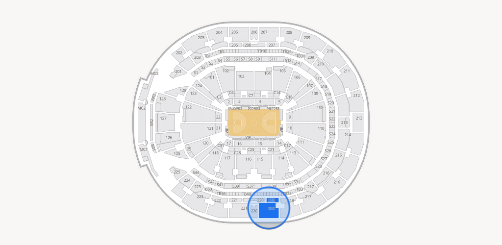 Chase Center Seating Chart