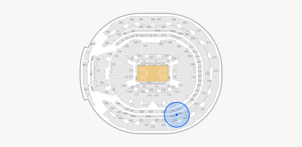 Chase Center Seating Chart