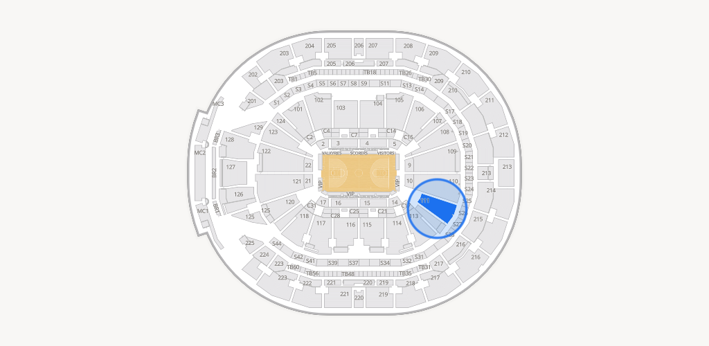 Chase Center Seating Chart