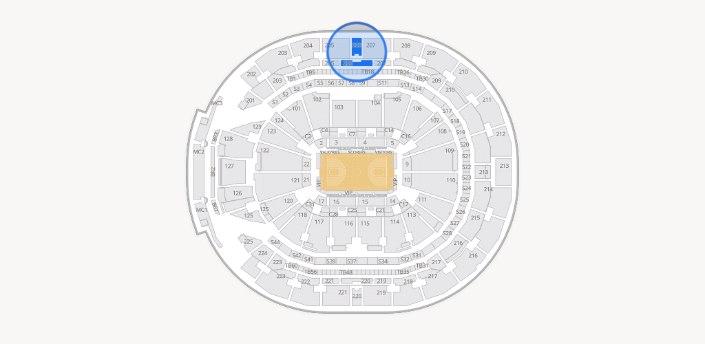 Chase Center Seating Chart