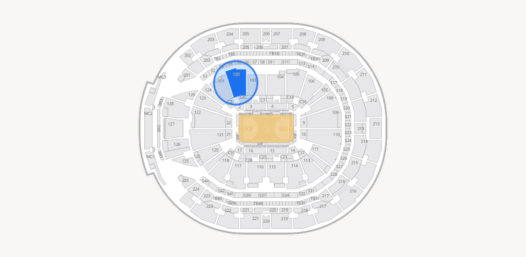 Chase Center Seating Chart