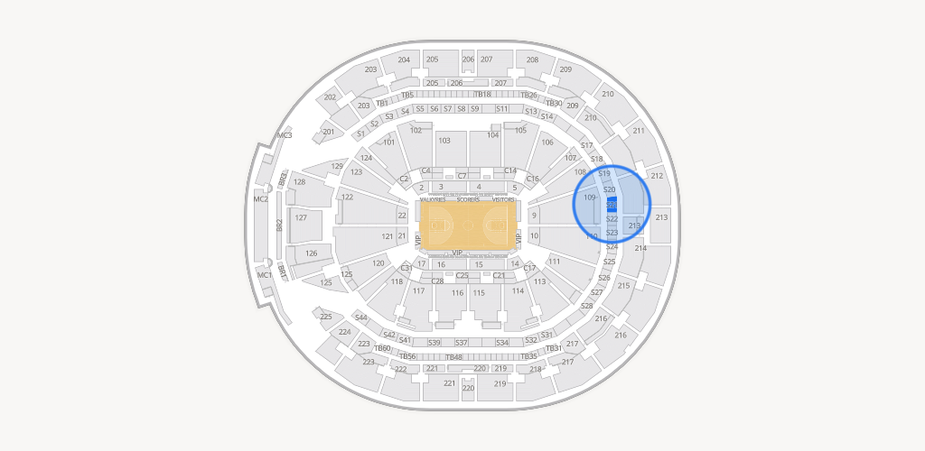 Chase Center Seating Chart