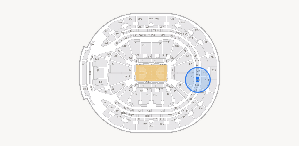 Chase Center Seating Chart