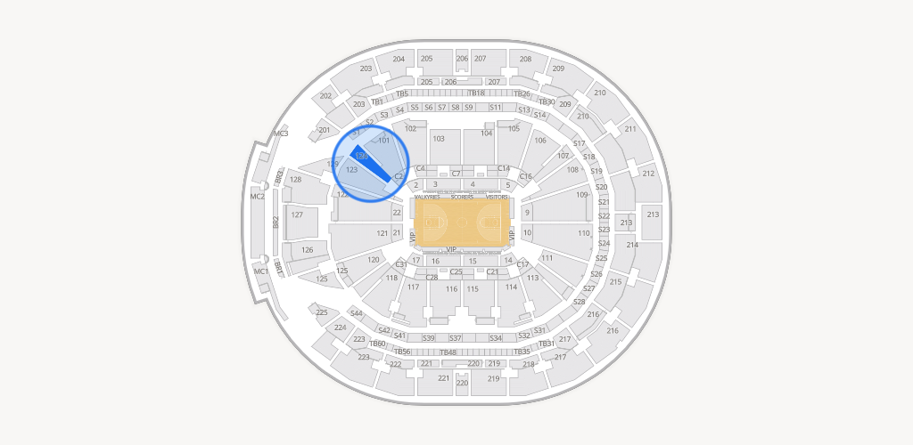 Chase Center Seating Chart