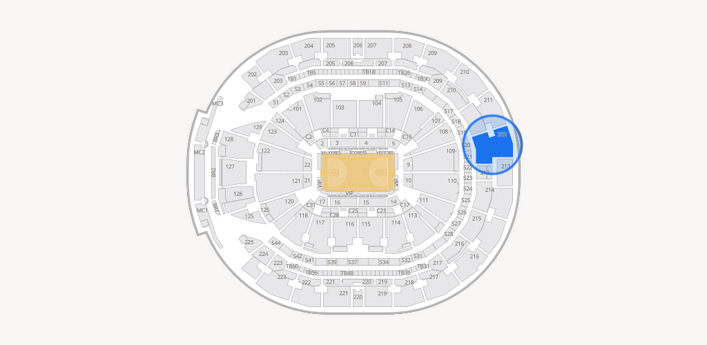 Chase Center Seating Chart