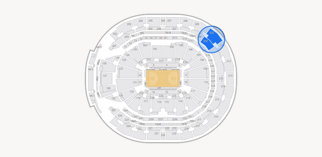 Chase Center Seating Chart