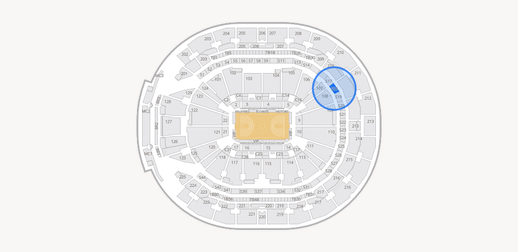 Chase Center Seating Chart