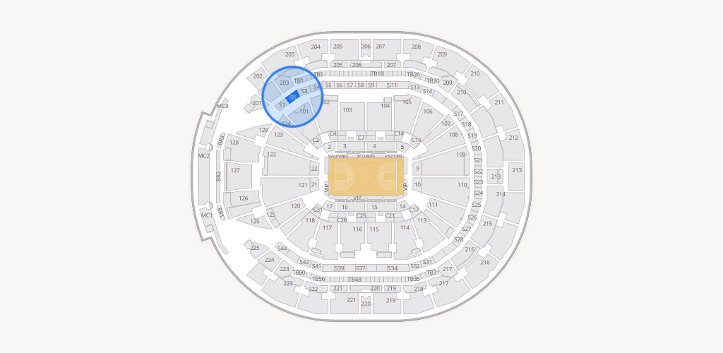 Chase Center Seating Chart