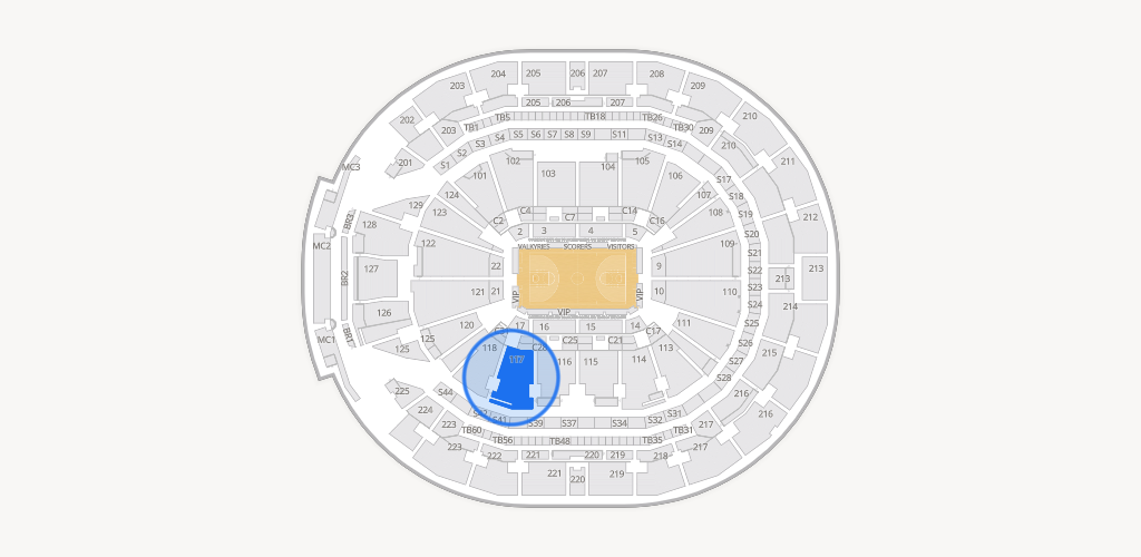 Chase Center Seating Chart