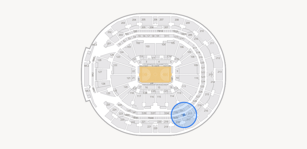 Chase Center Seating Chart