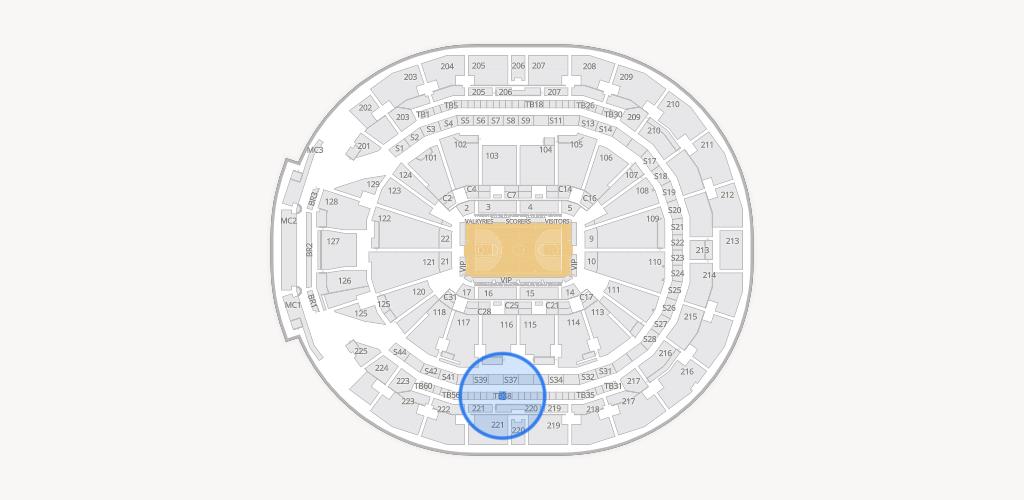 Chase Center Seating Chart