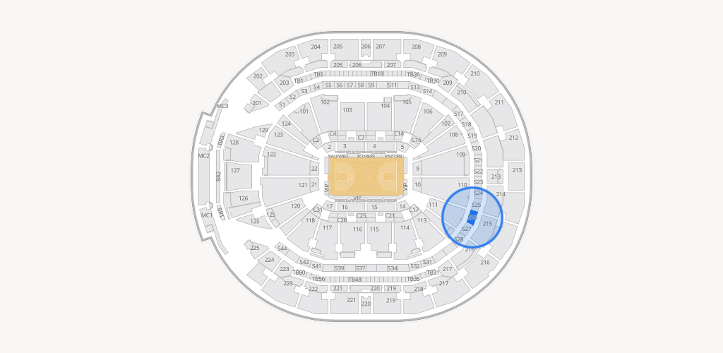 Chase Center Seating Chart