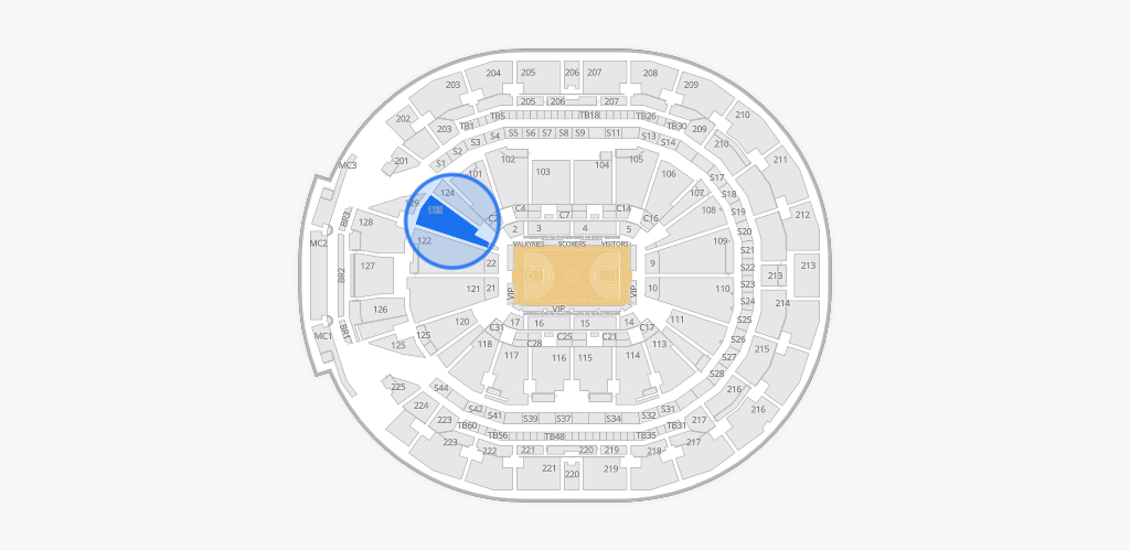 Chase Center Seating Chart